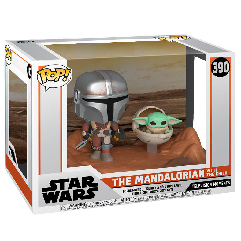 Funko POP Star Wars Mandalorian - The Child and Mandalorian 390